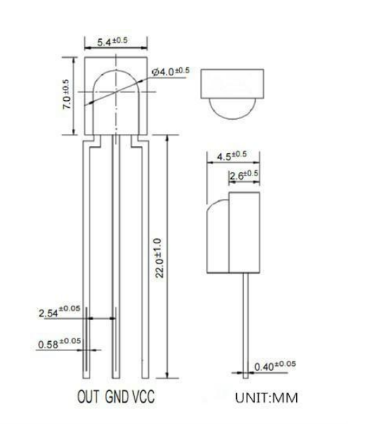 红外线接收头 IRM Dip series HL-1238特性及应用